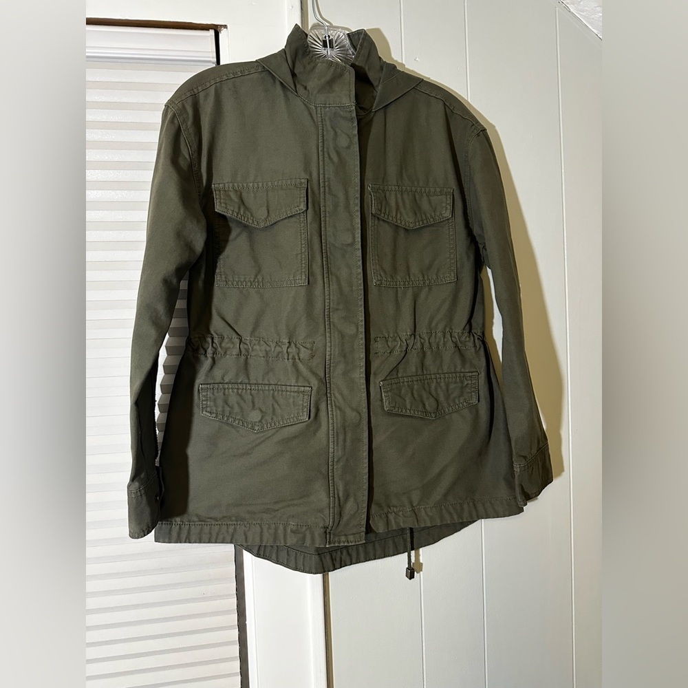 Universal Thread Olive Green Utility Jacket Xs Zi… - image 2